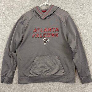 Atlanta Falcons NFL Mens size XL Grey Hoodie Sweater‎ Pullover Jacket